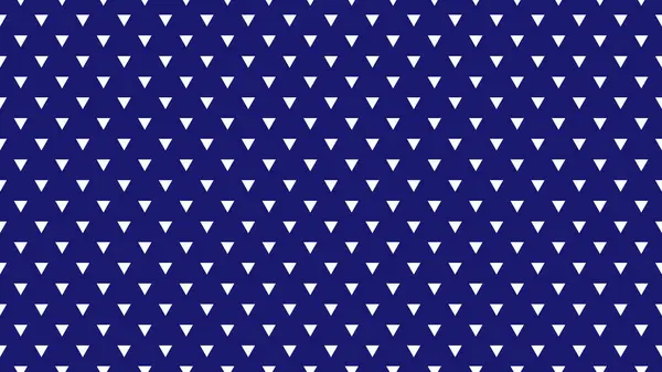 White Colour Triangles Pattern Midnight Blue Useful Background — Zdjęcie stockowe