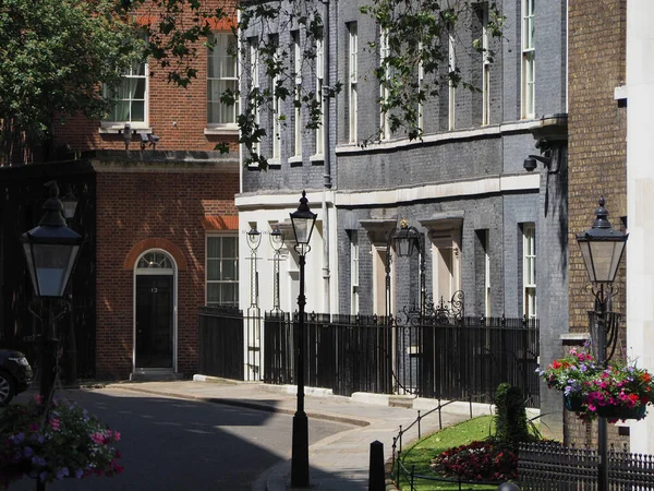 Londýn Červen 2023 Číslo Downing Street Oficiální Bydliště Premiéra Spojeného — Stock fotografie