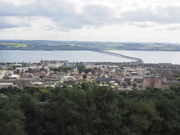 Aerial View Dundee Seen Dundee Law Hill Dundee — Stock Photo, Image