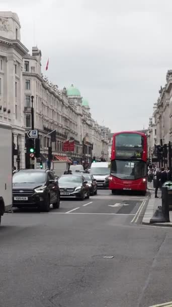 Londres Reino Unido Setembro 2023 Regent Street — Vídeo de Stock