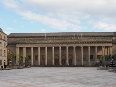 DUNDEE, İngiltere - 12 Eylül 2023: Caird Hall konser salonu
