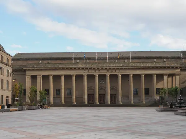 DUNDEE, İngiltere - 12 Eylül 2023: Caird Hall konser salonu