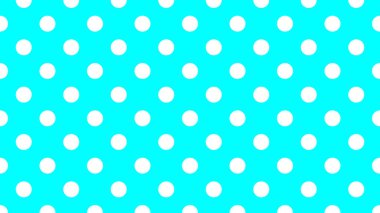 Beyaz renkli polka, arka plan olarak kullanışlı su cyan deseni üzerine nokta deseni
