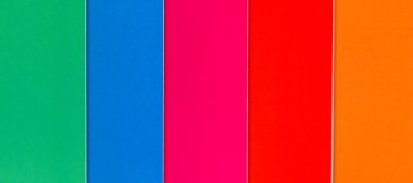 Sanayi stili çok renkli kağıt çubuk dokusu (yeşil mavi kırmızı ve turuncu) arka plan olarak kullanışlıdır