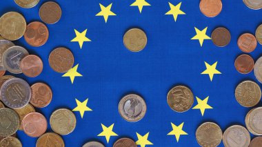 Avro sikkeleri Avrupa Birliği bayrağı geçmişi üzerine