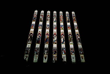 ABERDEEN, İngiltere - 14 Eylül 2023: St Machar Katedrali İçişleri