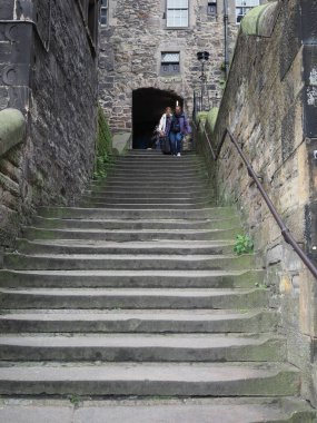 EDINBURGH, İngiltere - 15 Eylül 2023 Milne Mahkemesi