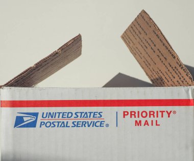 WASHINGTON, ABD - Kasım 06, 2023: USPS ABD Posta Servisi