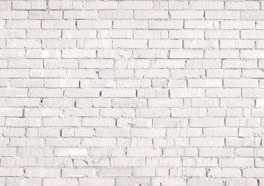 industrial style white brick wall useful as a background
