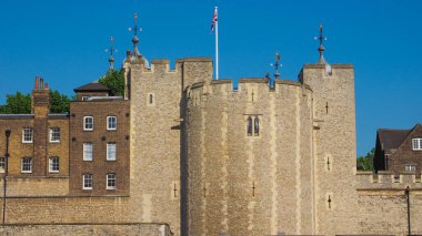 Londra'da Thames Nehri Marnixkade Londra Kulesi