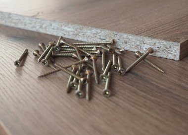 Ahşap vidalar melamin üretimi ahşap panel