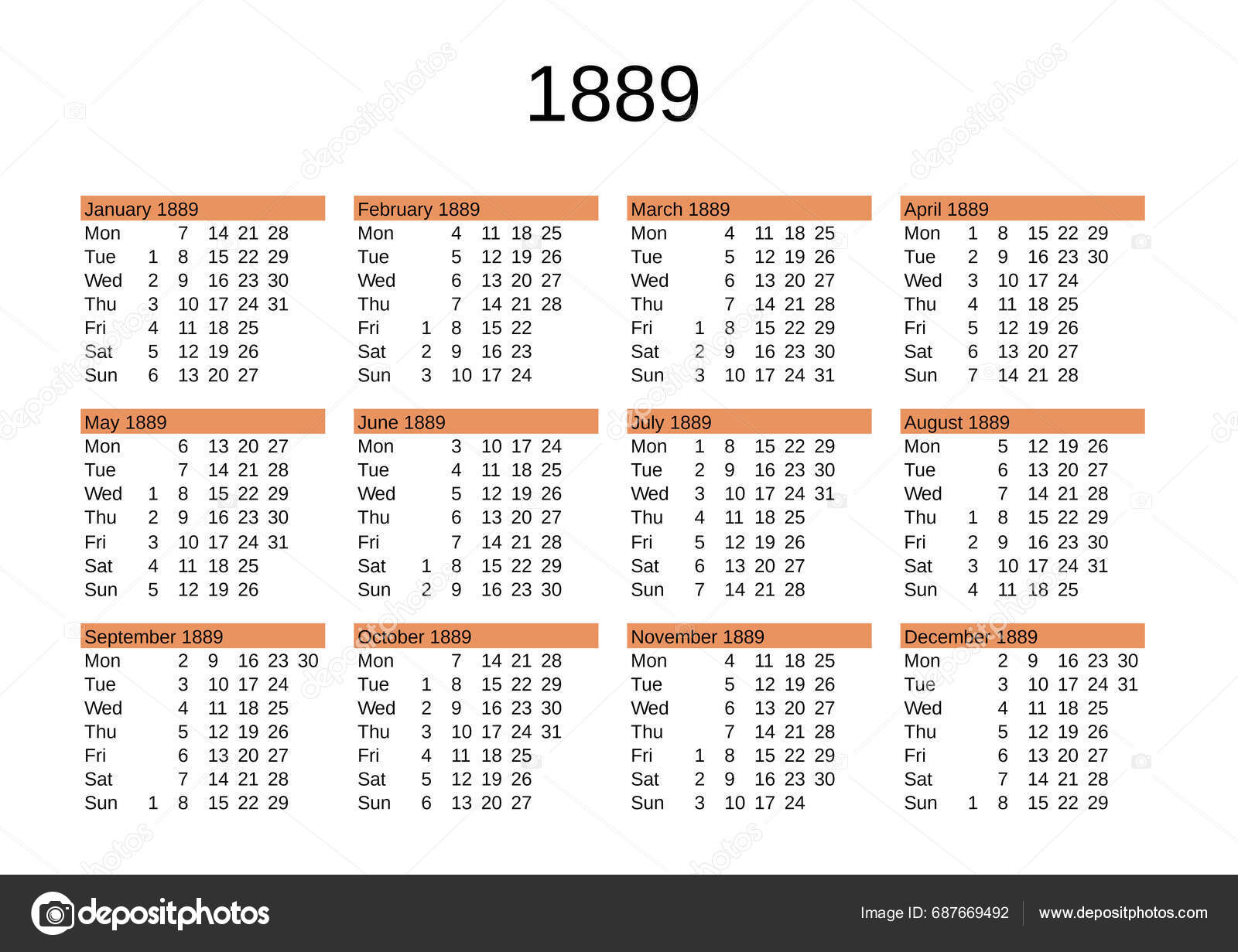 year 1889 in chinese calendar
