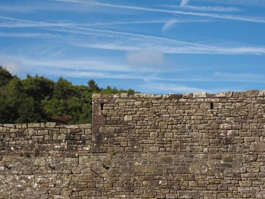 Sanayi tipi gri taş duvar arka plan olarak kullanışlı