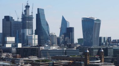 Londra şehir manzarası görünümünü