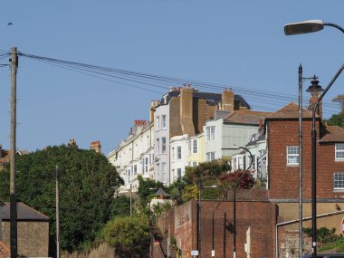 Hastings, İngiltere 'de teraslı evler.