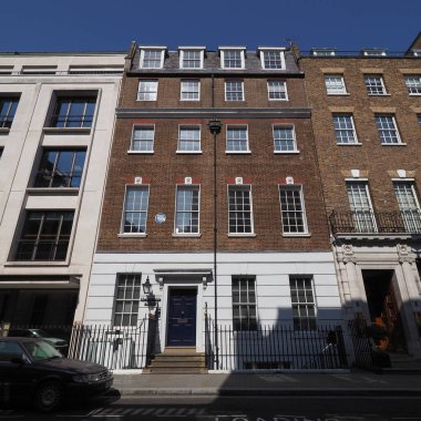 LONDON, UK - 7 Haziran 2023: Savile Row Beatles 'ın çatıda son performansını sergilediği yer