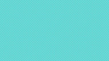 Arkaplan olarak kullanışlı orta turkuaz cyan üzerine beyaz benekli desen