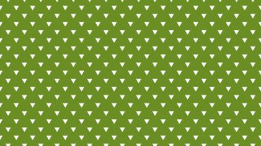 white colour triangles pattern over olive drab green useful as a background