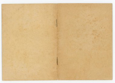 Boş kitapçık kopya alanı ile çift sayfa klasikleşmiş kağıt dokusu