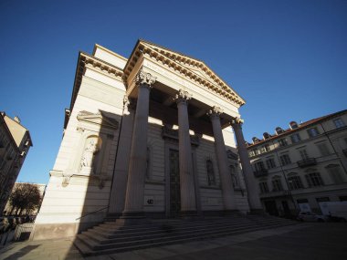 TURIN, İTALYA - 28 Kasım 2023: Chiesa di San Massimo Kilisesi