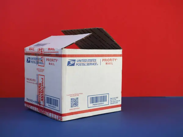 Washington Usa November 2023 Usps United States Postal Service Parcel — Stock Photo, Image
