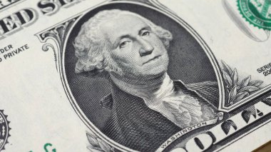 ABD 'nin bir dolarlık banknot rulosu.