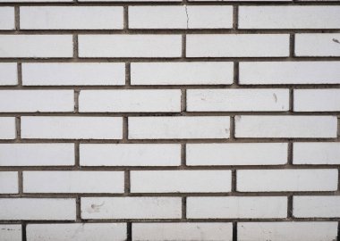 Beyaz tuğla duvar arka plan olarak kullanışlı