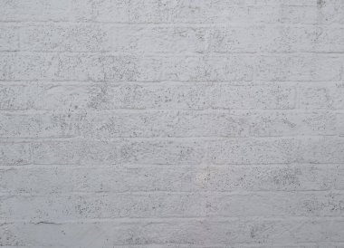 Beyaz tuğla duvar arka plan olarak kullanışlı