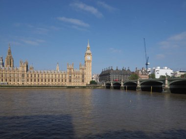 Parlamento ve Westminster Bridge Londra, İngiltere