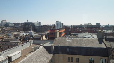 İngiltere 'nin Glasgow kentinin havadan görüntüsü