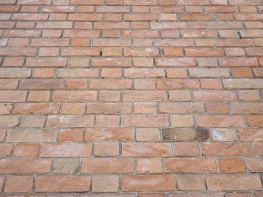 Sanayi tipi kırmızı tuğla duvar arka plan olarak kullanışlı