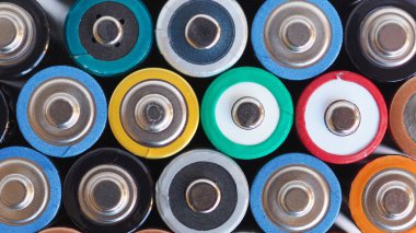 AA pilleri arka plan olarak kullanışlı