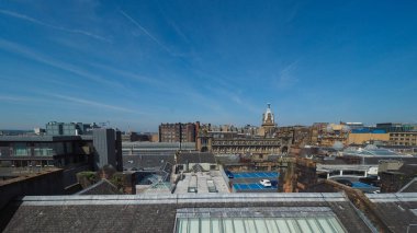 İngiltere 'nin Glasgow kentinin havadan görüntüsü