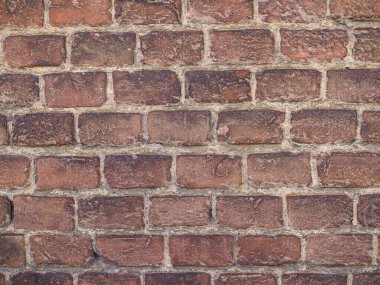 Sanayi tipi kırmızı tuğla duvar arka plan olarak kullanışlı