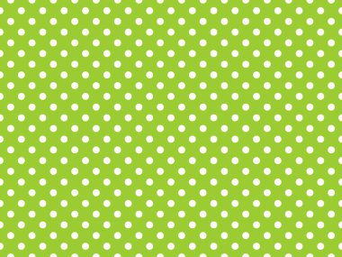 white polka dots pattern over yellow green useful as a background