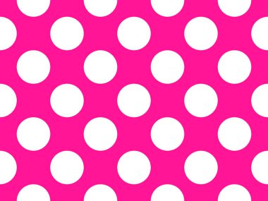 Arkaplan olarak kullanışlı koyu pembe üzerindeki beyaz benekli desen