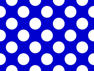 Beyaz renk benekler orta mavi üzerine benek deseni arkaplan olarak kullanışlı