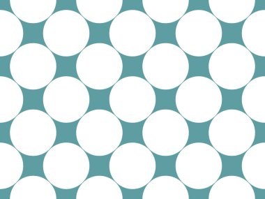 Beyaz renkli daireler, öğrenci mavisi üzerine nokta deseni çiziyor. Arka plan olarak kullanışlı