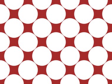 Beyaz renk daireler kahverengi üzerindeki desen üzerinde bir arkaplan olarak kullanışlı