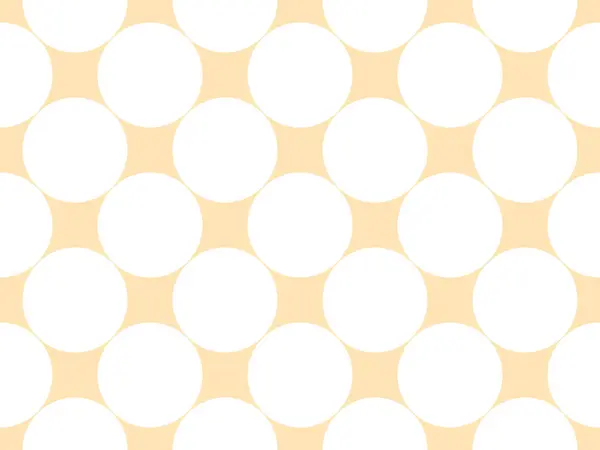 stock vector white colour circles dots pattern over moccasin yellow useful as a background