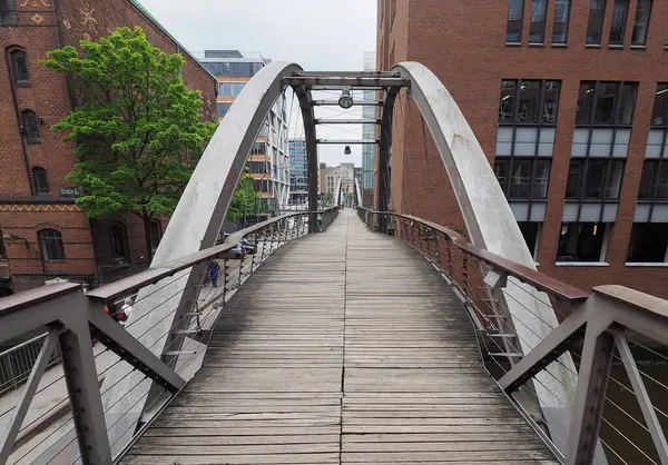 stock image HafenCity quarter in the district of Hamburg Mitte on the Elbe river island Grasbrook on former Hamburger Hafen (Port of Hamburg) in Hamburg, Germany