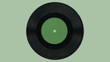 Vinil plak analog müzik kayıt ortamı