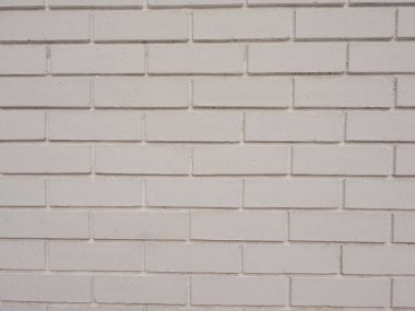 industrial style White brick wall useful as a background