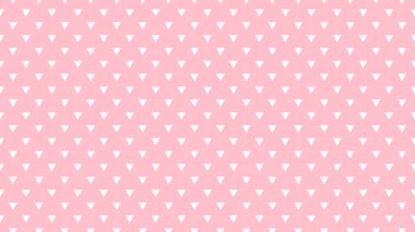 white colour triangles pattern over pink useful as a background