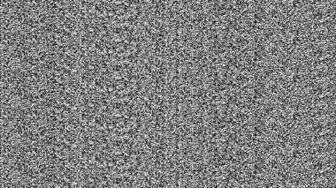 Eski model bozulan TV statik sesi arka plan olarak kullanışlı