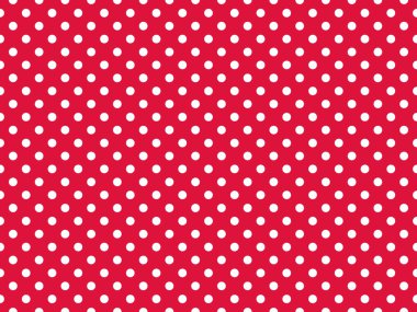 white polka dots pattern over crimson useful as a background