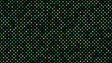 green polka dots pattern over black useful as a background