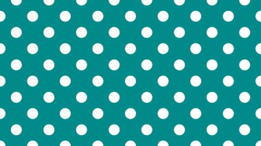 Beyaz benekli benekler koyu renkli cyan üzerinde bir arkaplan olarak kullanışlı