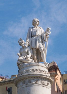 anıt christopher columbus Cenova İtalya