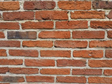 Sanayi tipi kırmızı tuğla duvar arka plan olarak kullanışlı
